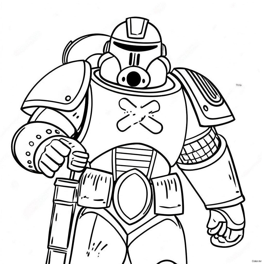Pagina Da Colorare Di Armatura Da Battaglia Dei Space Marine 23504 21716