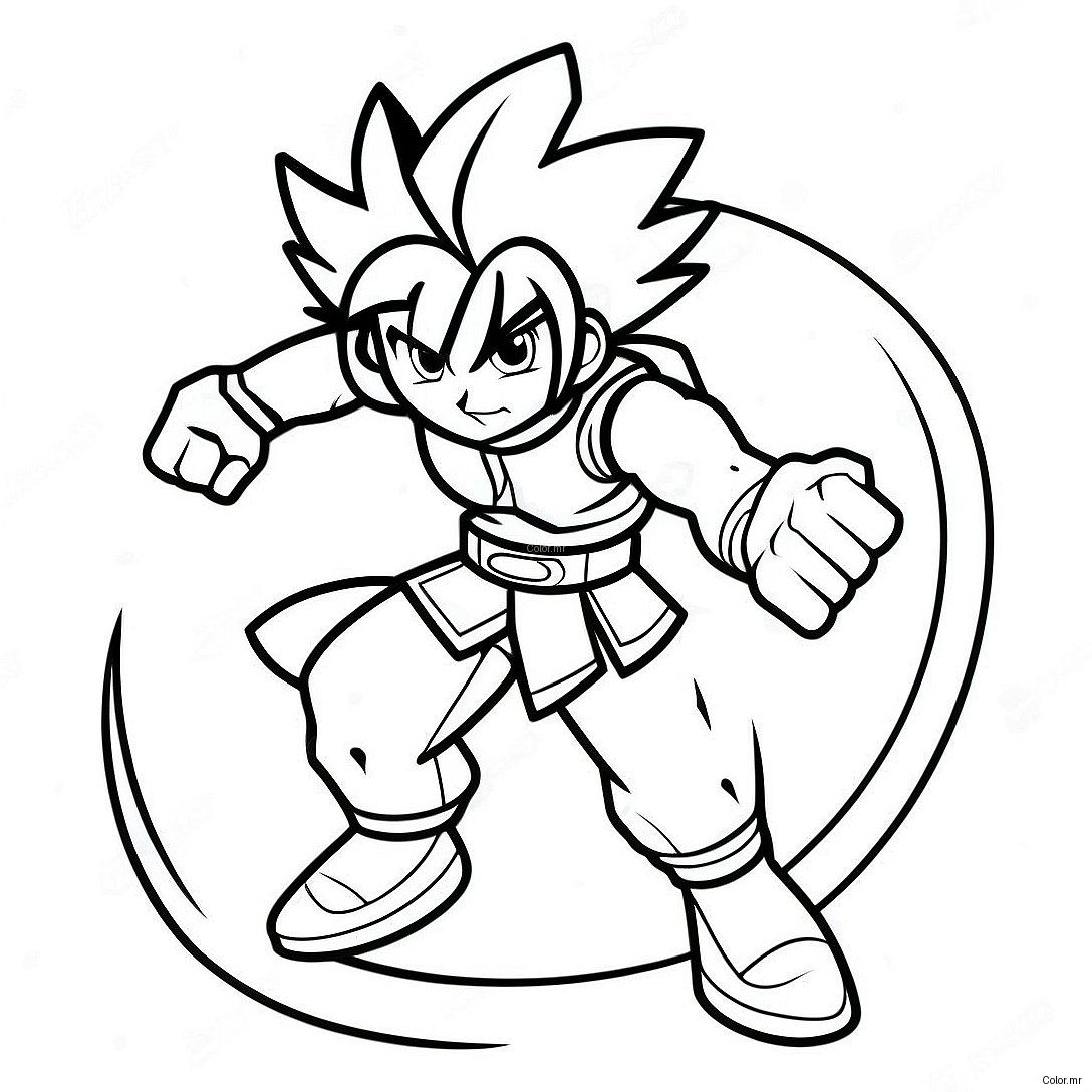 Pagina Da Colorare Di Beyblade Achilles In Battaglia 72034 59511