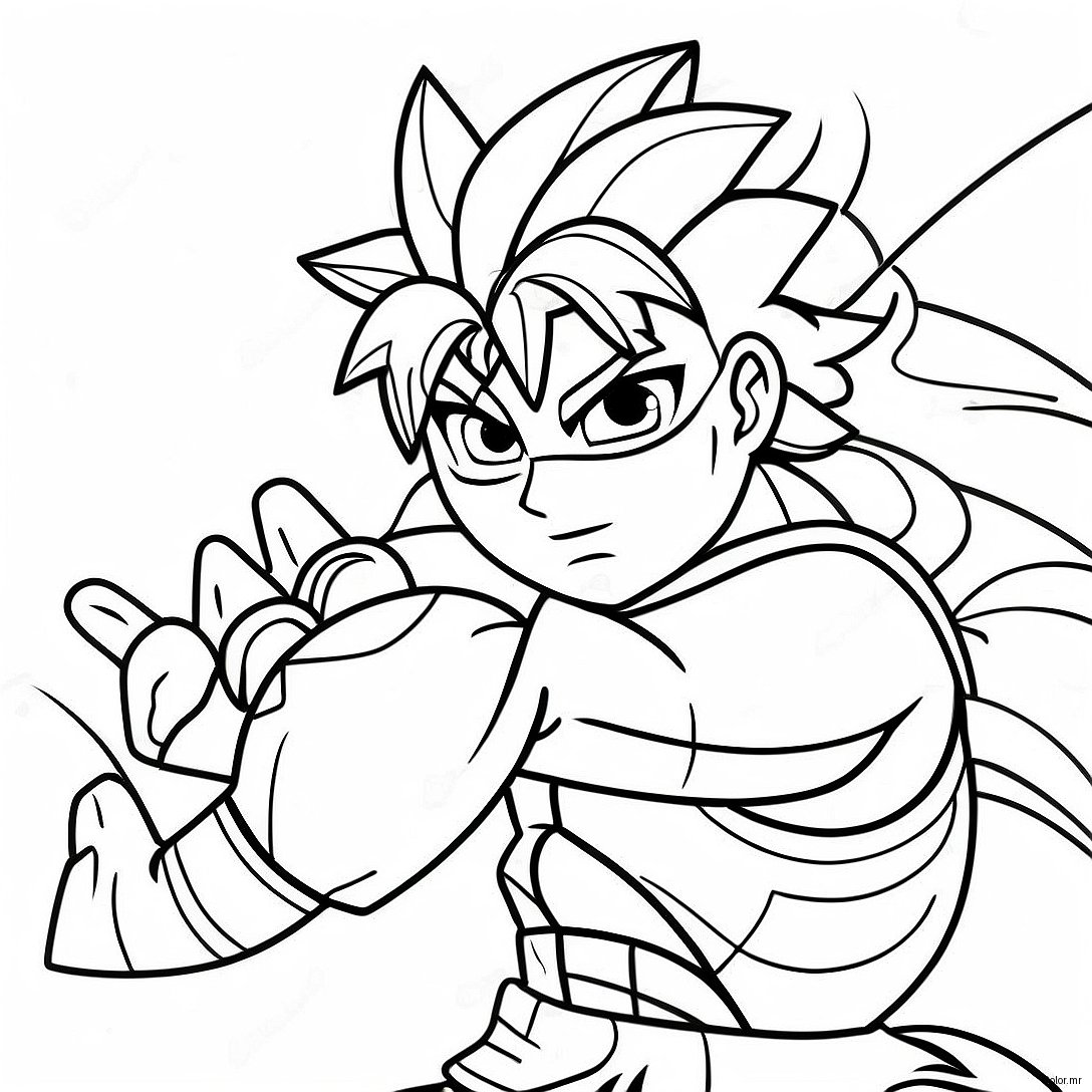 Pagina Da Colorare Di Beyblade Achilles In Battaglia 72034 59512