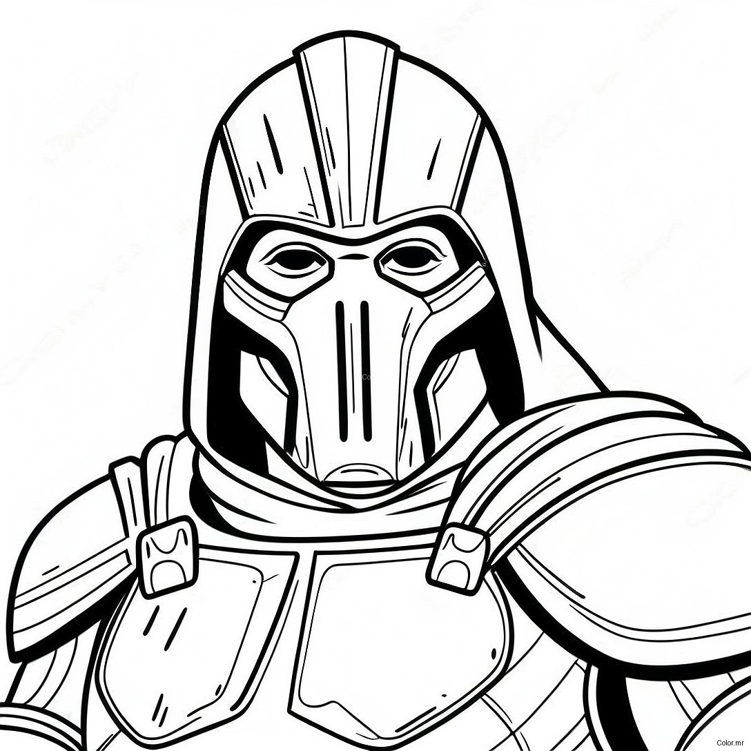 Pagina Da Colorare Di Dr Doom In Armatura Da Battaglia 37216 30985