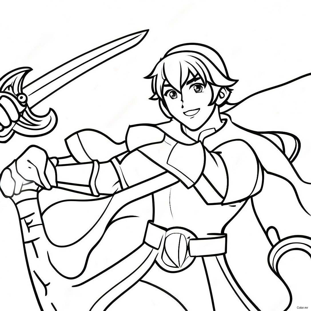 Pagina Da Colorare Di Fire Emblem Heroes In Battaglia 67593 55768