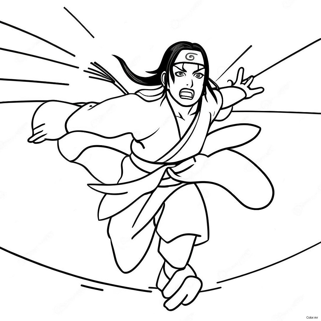 Pagina Da Colorare Di Itachi Uchiha In Battaglia 10438 8568
