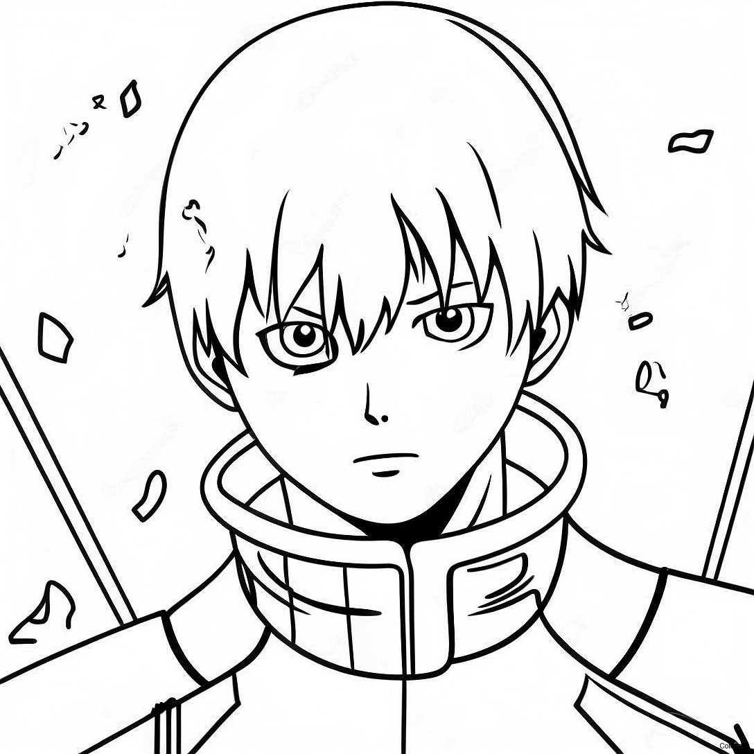 Pagina Da Colorare Di Kaneki Ken In Battaglia 20973 19396