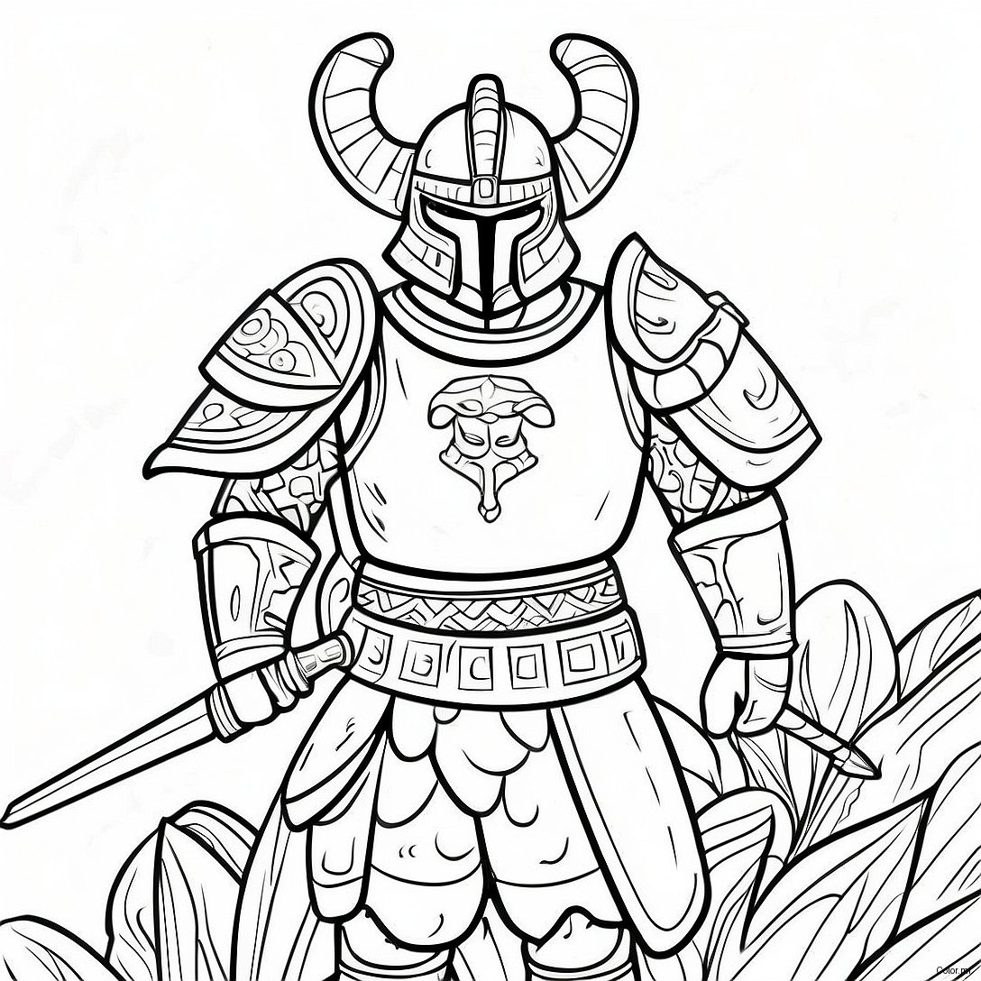 Pagina Da Colorare Di Lord Garmadon In Armatura Da Battaglia 70284 58105