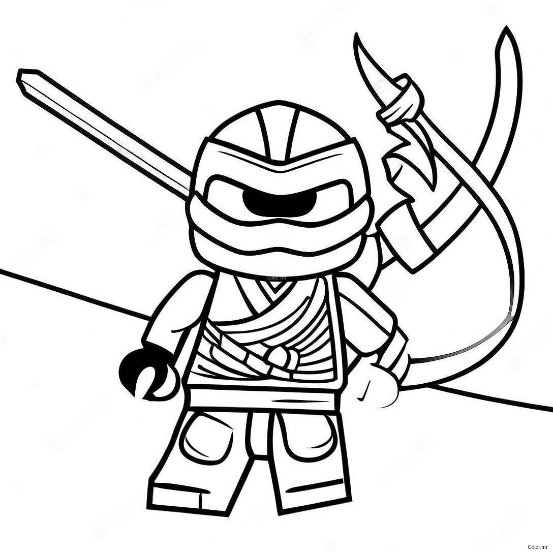 Pagina Da Colorare Di Ninjago Stagione 7 56501 46964