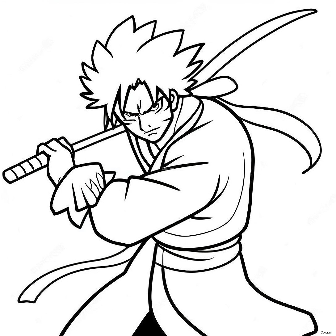 Pagina Da Colorare Di Rengoku In Posa Da Battaglia 8025 6517