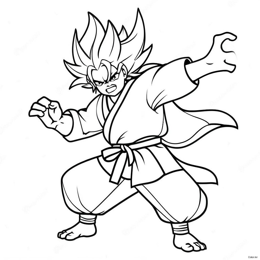 Pagina Da Colorare Di Rengoku In Posa Da Battaglia 8025 6518