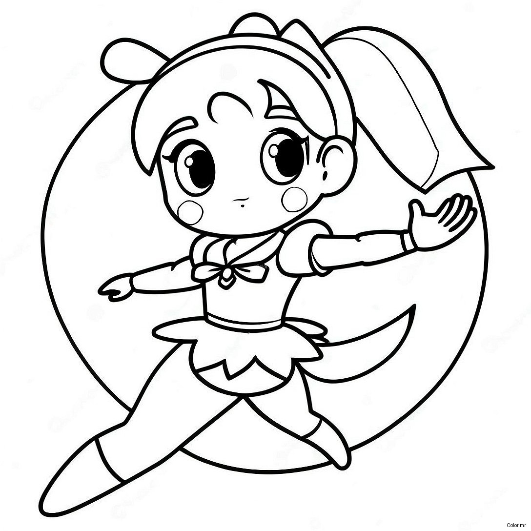 Pagina Da Colorare Di Sailor Jupiter In Posa Da Battaglia 62518 51790