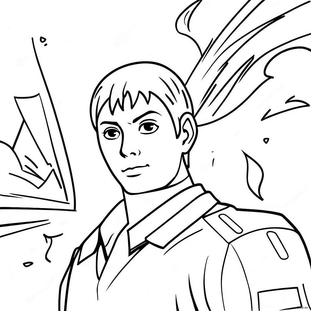 Pagina Da Colorare Di Shinji Ikari In Battaglia 57645 47926