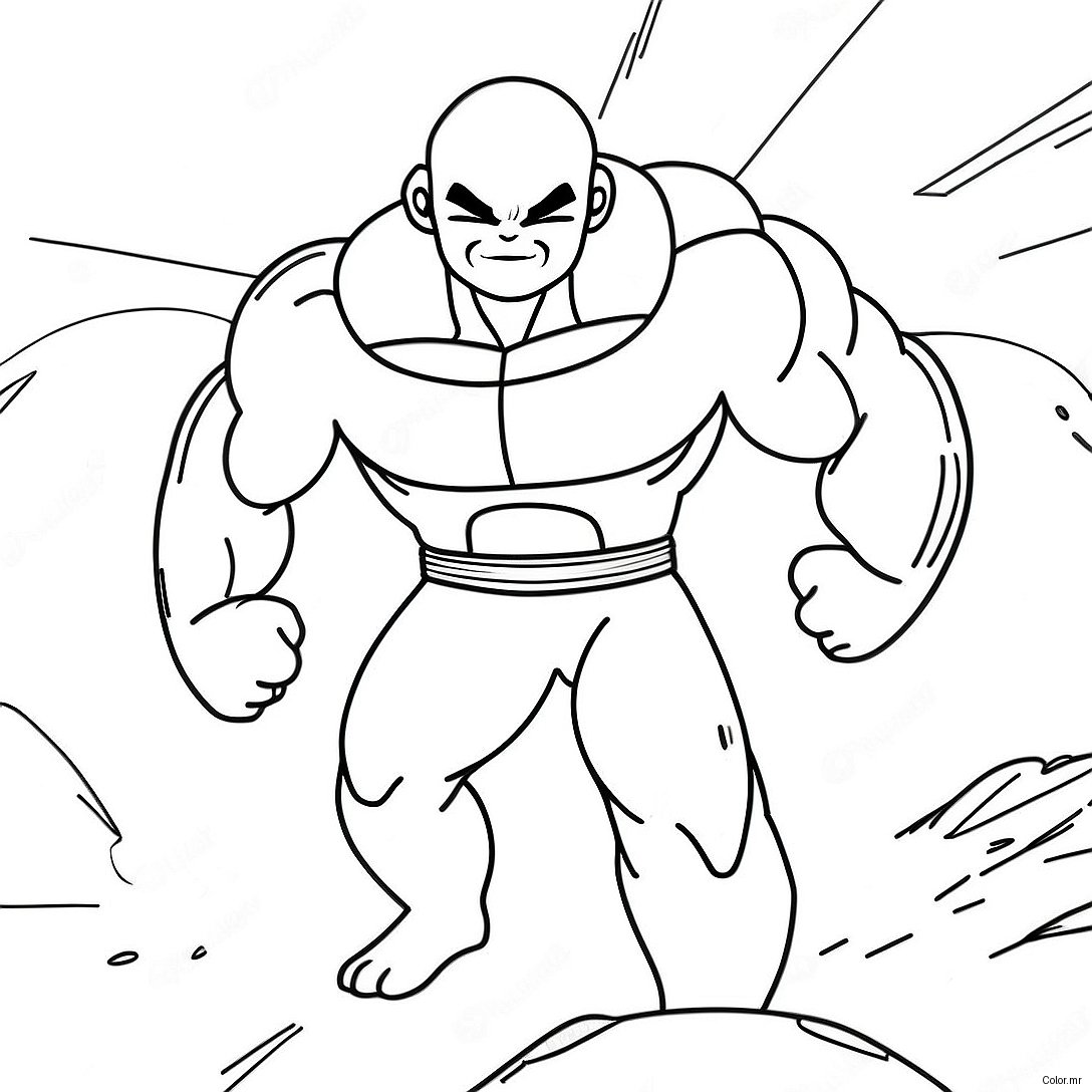 Pagina Da Colorare Jiren In Posizione Di Battaglia 58596 48682