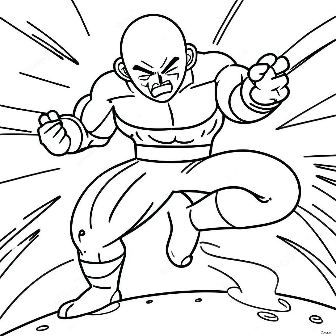 Pagina Da Colorare Jiren In Posizione Di Battaglia 58596 48684