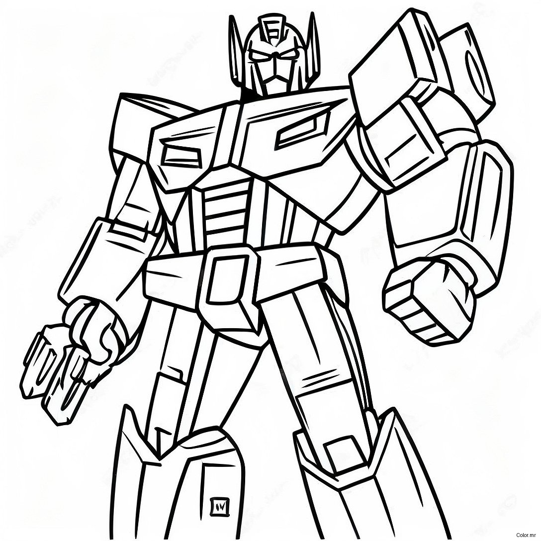 Pagina Da Colorare Optimus Prime In Battaglia 61037 50614