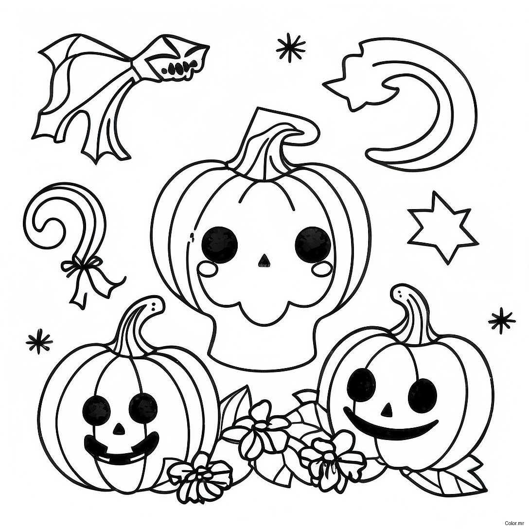 Pagina Da Colorare Vintage Di Halloween 15499 13126