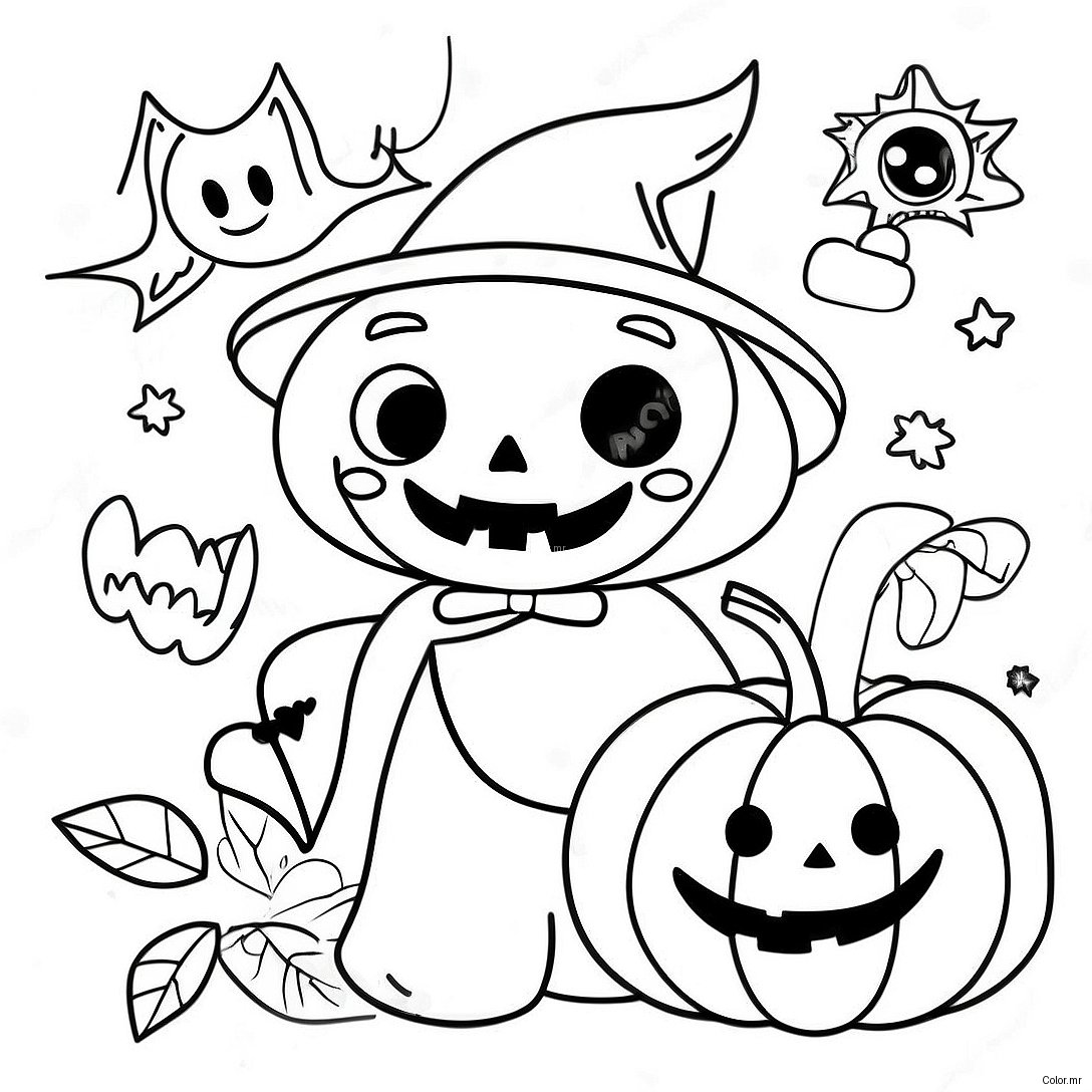 Pagina Da Colorare Vintage Di Halloween 15499 13128