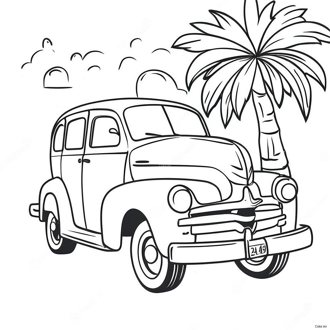 Pagina Da Colorare Vintage 1461 1165