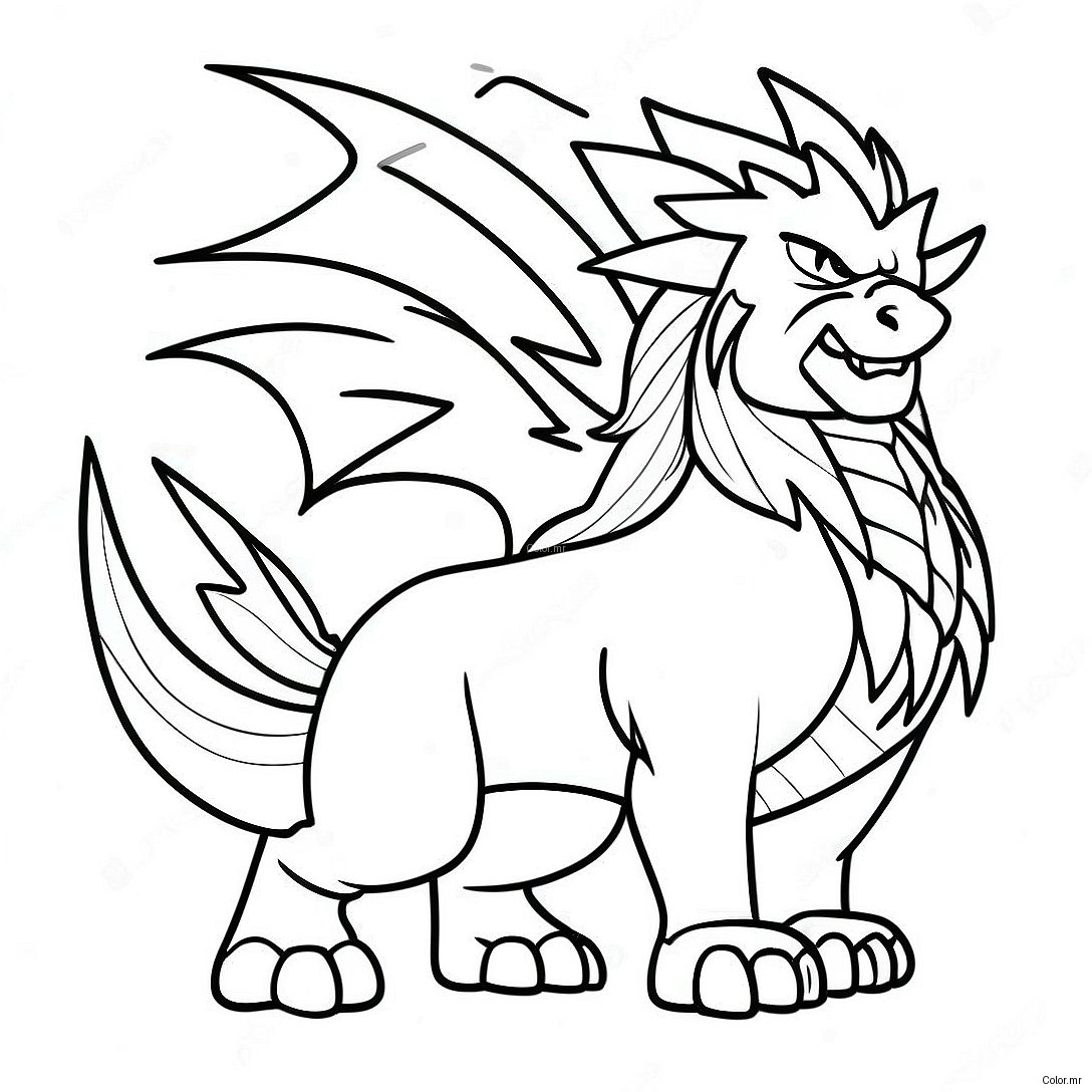 Pagina Da Colorare Zamazenta In Posizione Di Battaglia 72855 60163