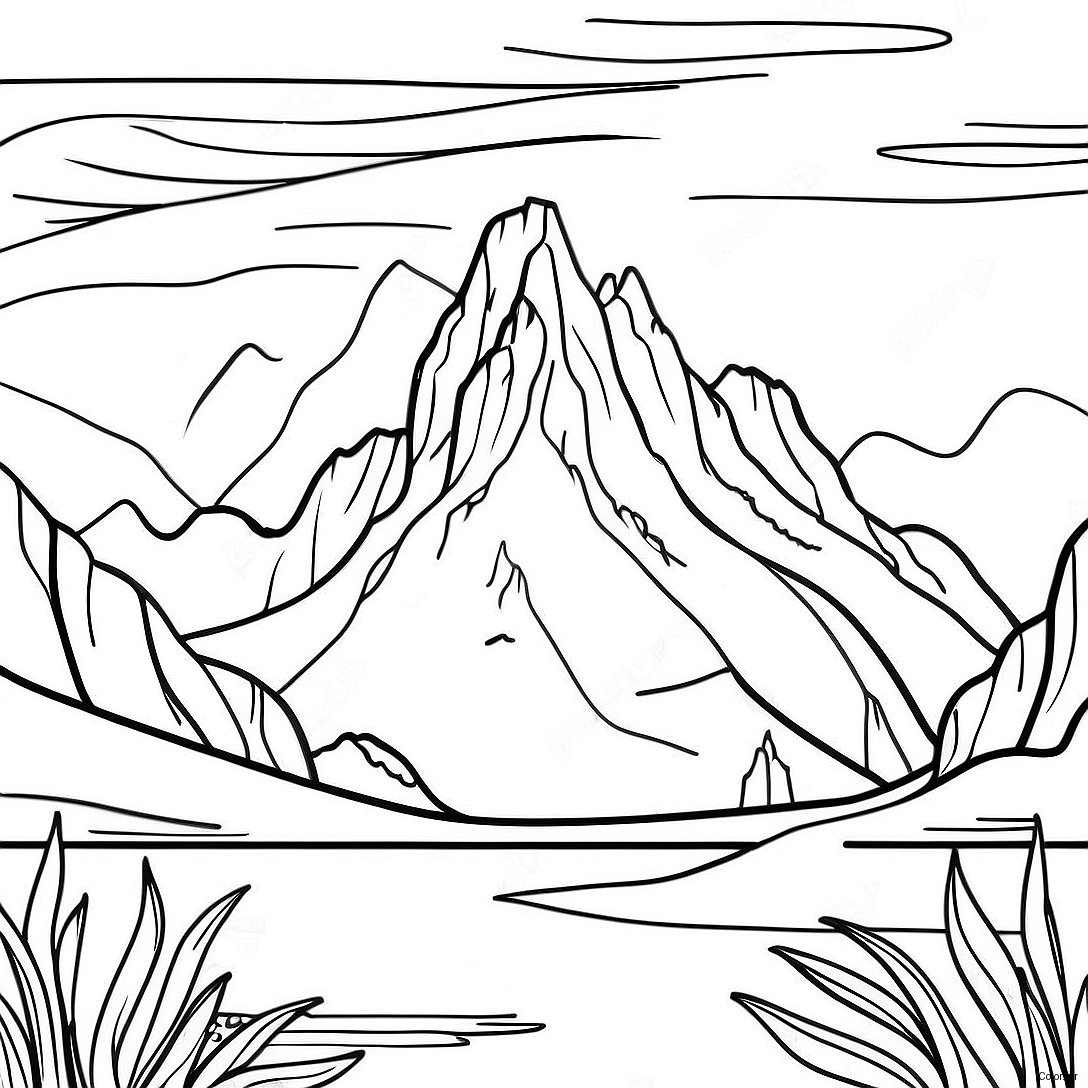 Pagine Da Colorare Delle Maestose Montagne Del Montana 34884 29038