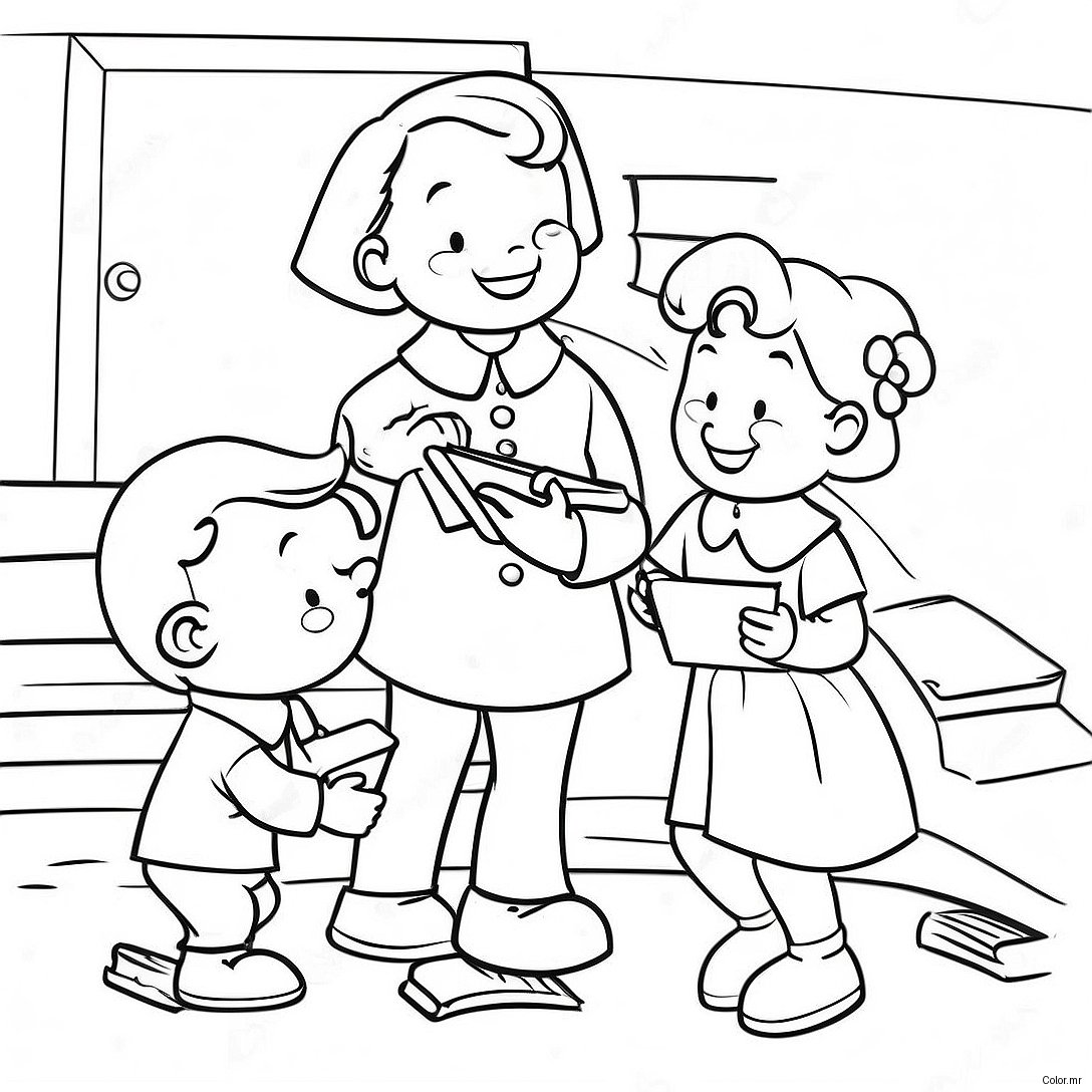 Preschool Sunday School Coloring Page 40327 33440