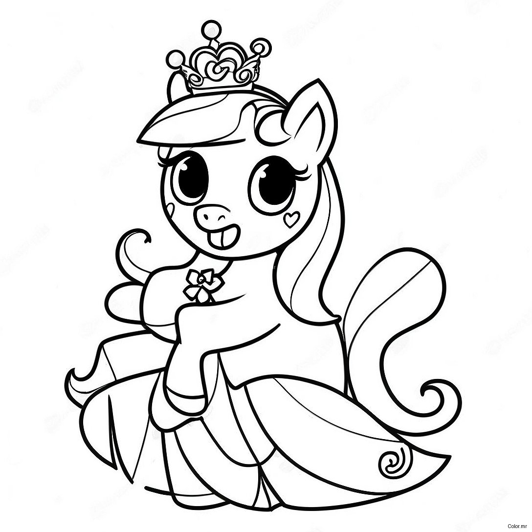 Princess Cadence In A Sparkling Dress Coloring Page 55492 46153