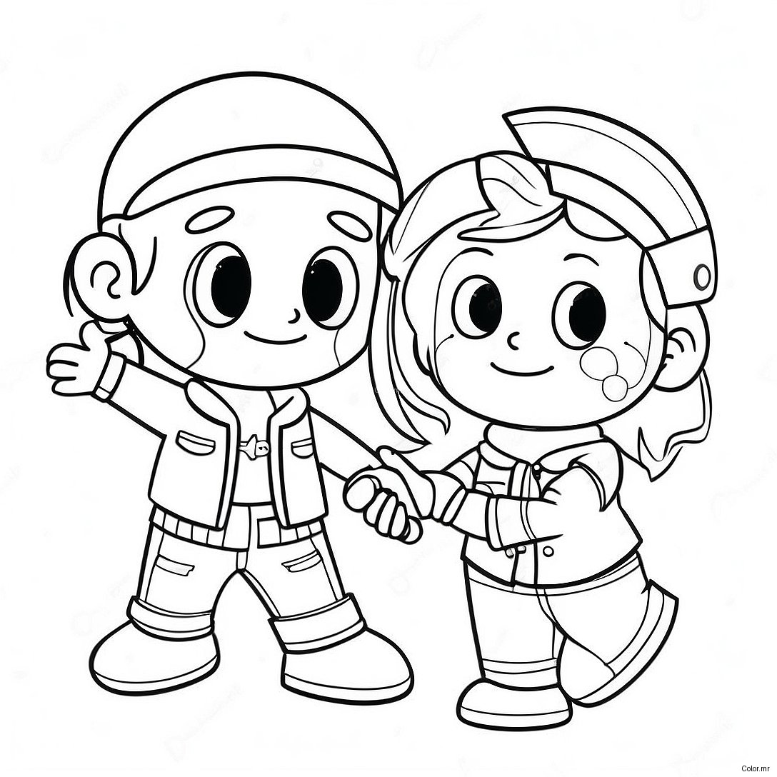 Project Playtime Fun Characters Coloring Page 44543 37045