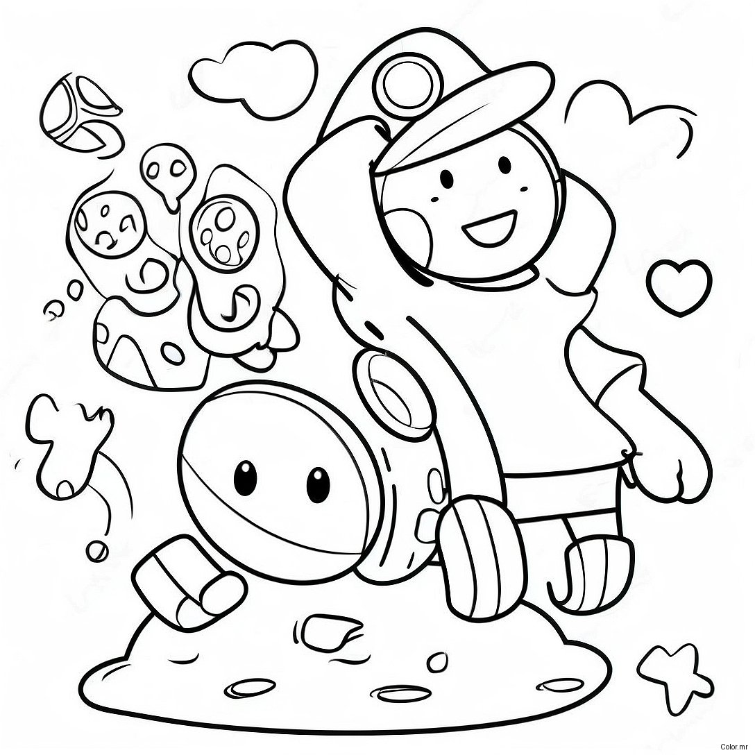 Project Playtime Fun Characters Coloring Page 44543 37046