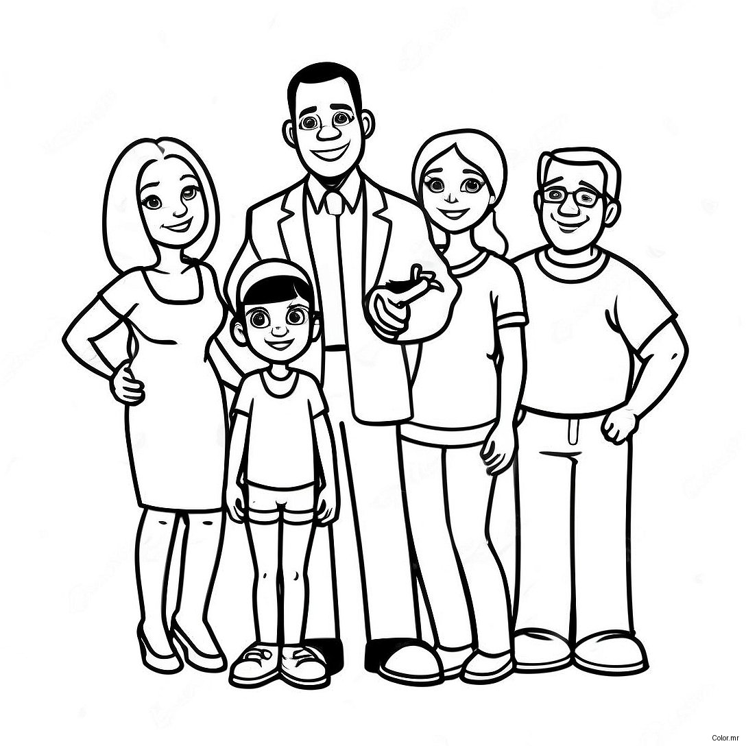 Proud Family Fun Day Coloring Page 27794 25277