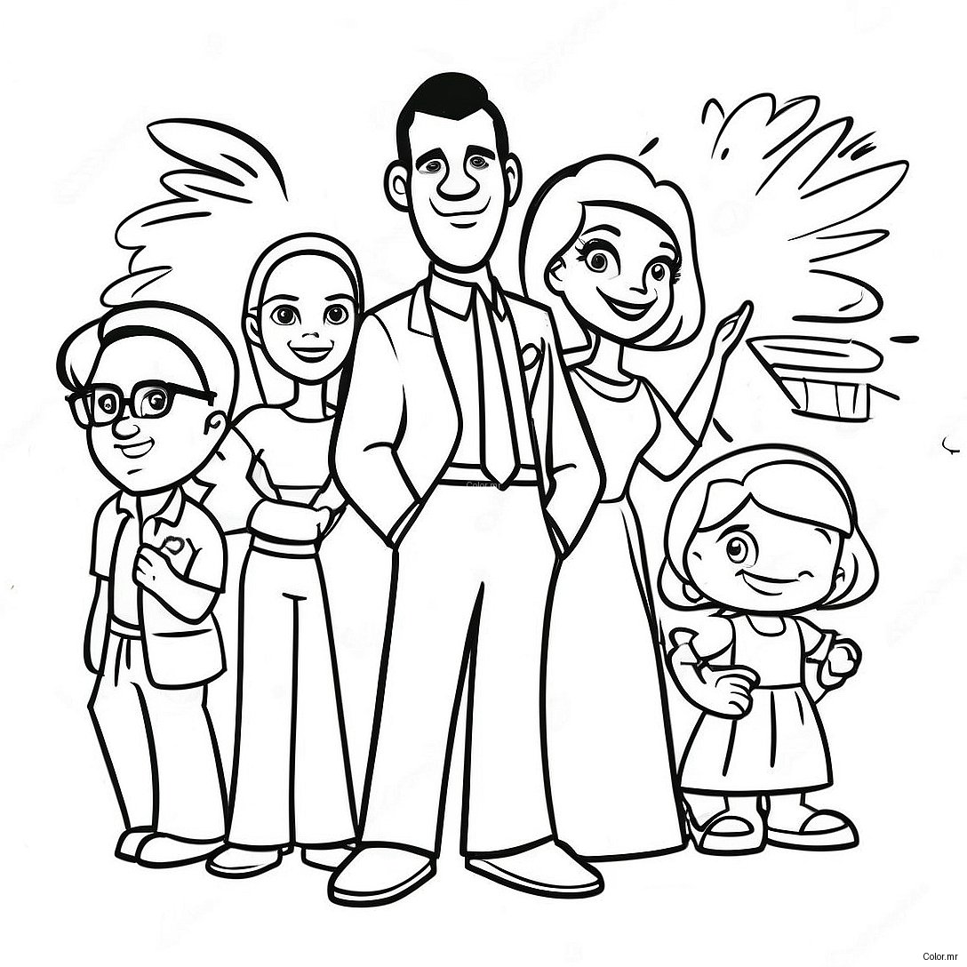 Proud Family Fun Day Coloring Page 27794 25280