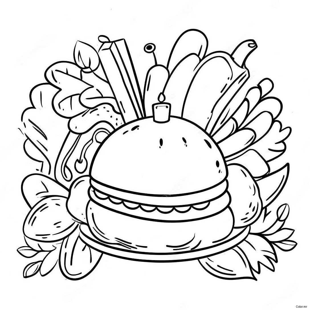 Religious Children S Church Thanksgiving Coloring Page 5844 4667