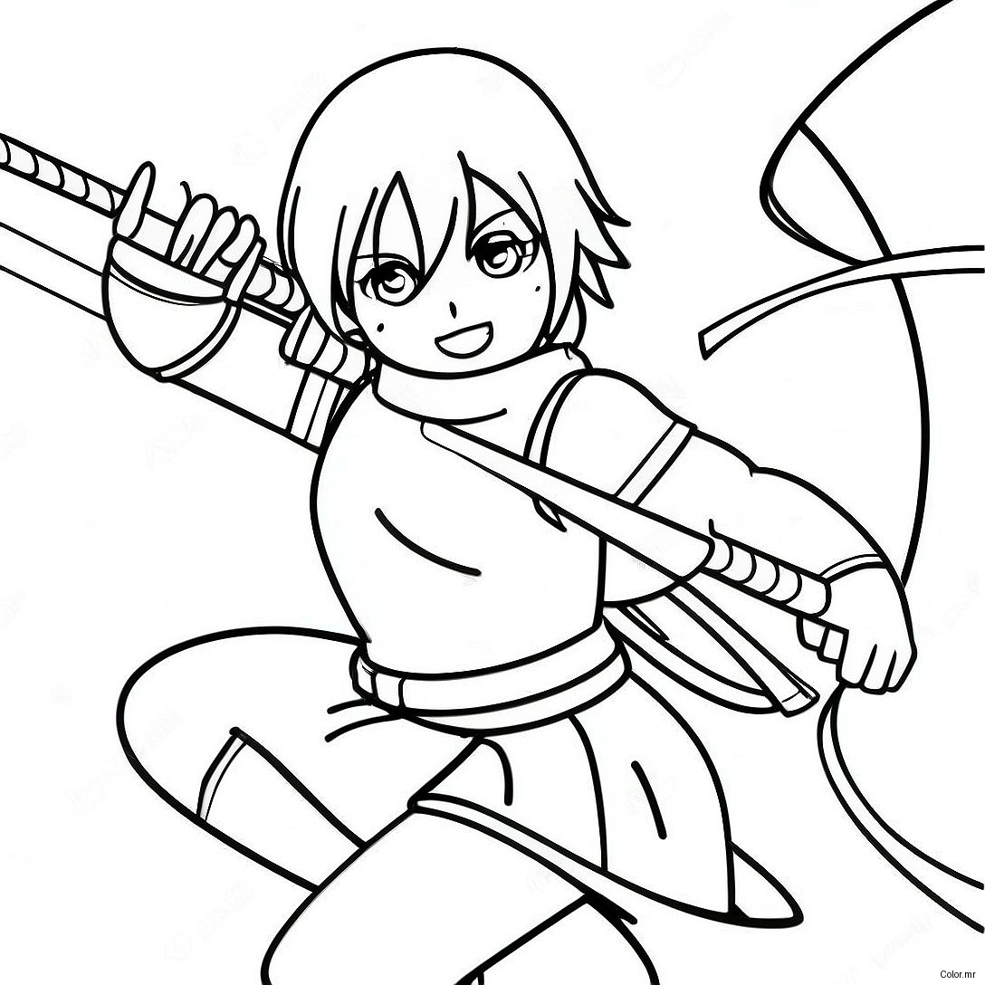 Sakura Haruno In Posa Di Battaglia Da Colorare 23964 22082