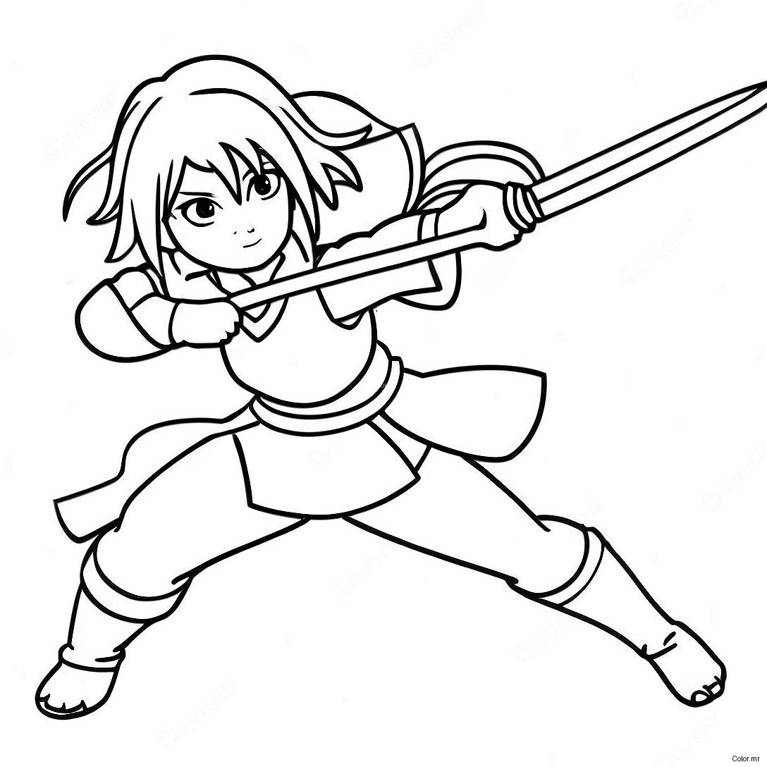 Sakura Haruno In Posa Di Battaglia Da Colorare 23964 22084