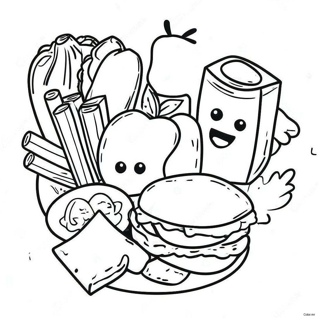 School Lunch Hero Day Coloring Page 35943 29981