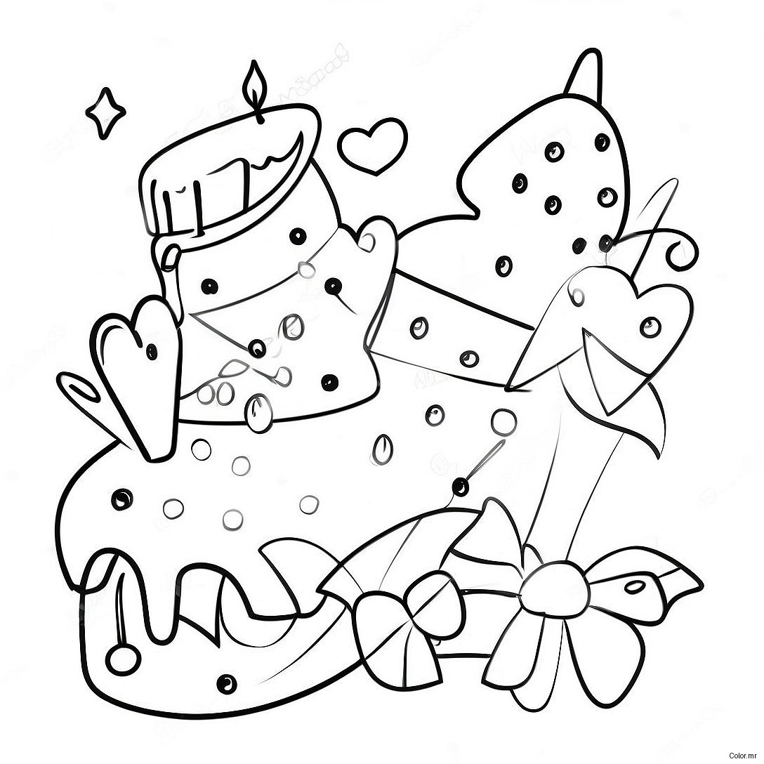 Sweet 16 Birthday Celebration Coloring Page 71623 59175