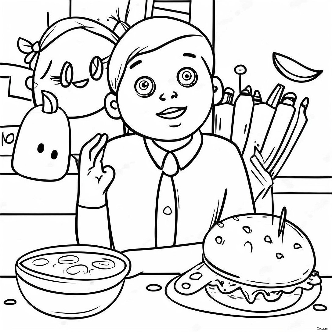 We Don T Eat Our Classmates Coloring Page 33922 17999
