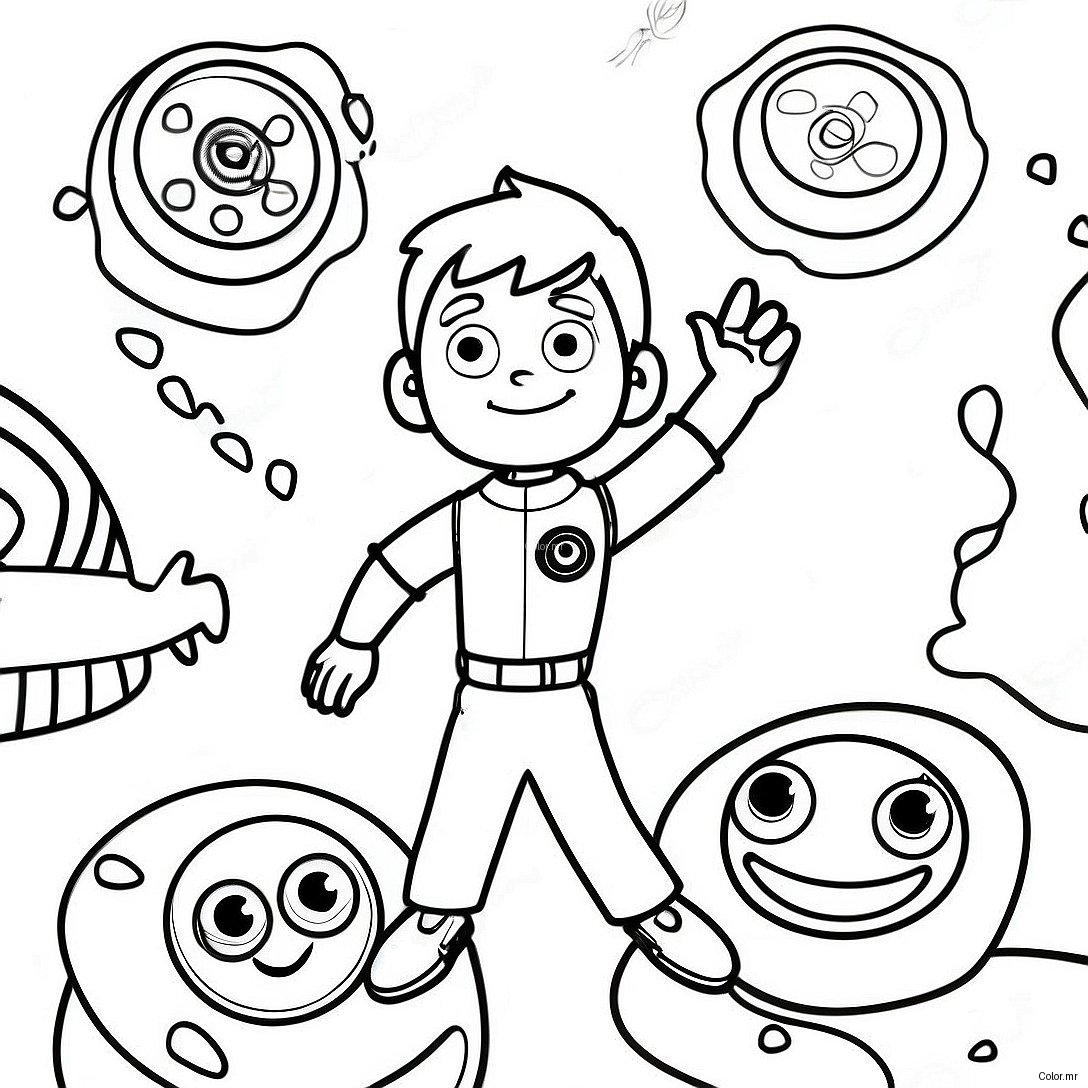 Wild Kratts Creature Power Discs Coloring Page 30748 27592