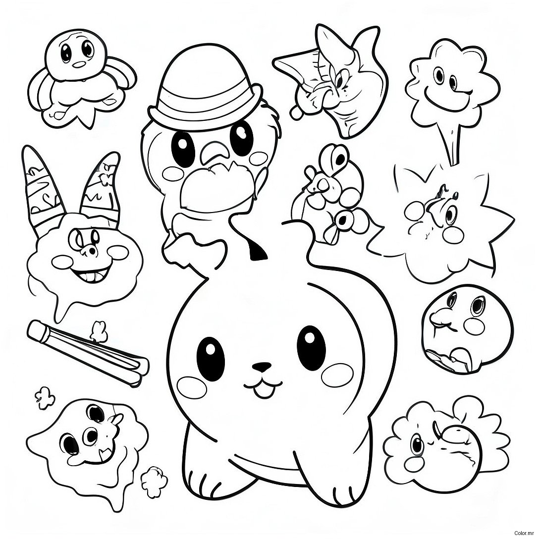 Willy S Wonderland Characters Coloring Page 15290 12954