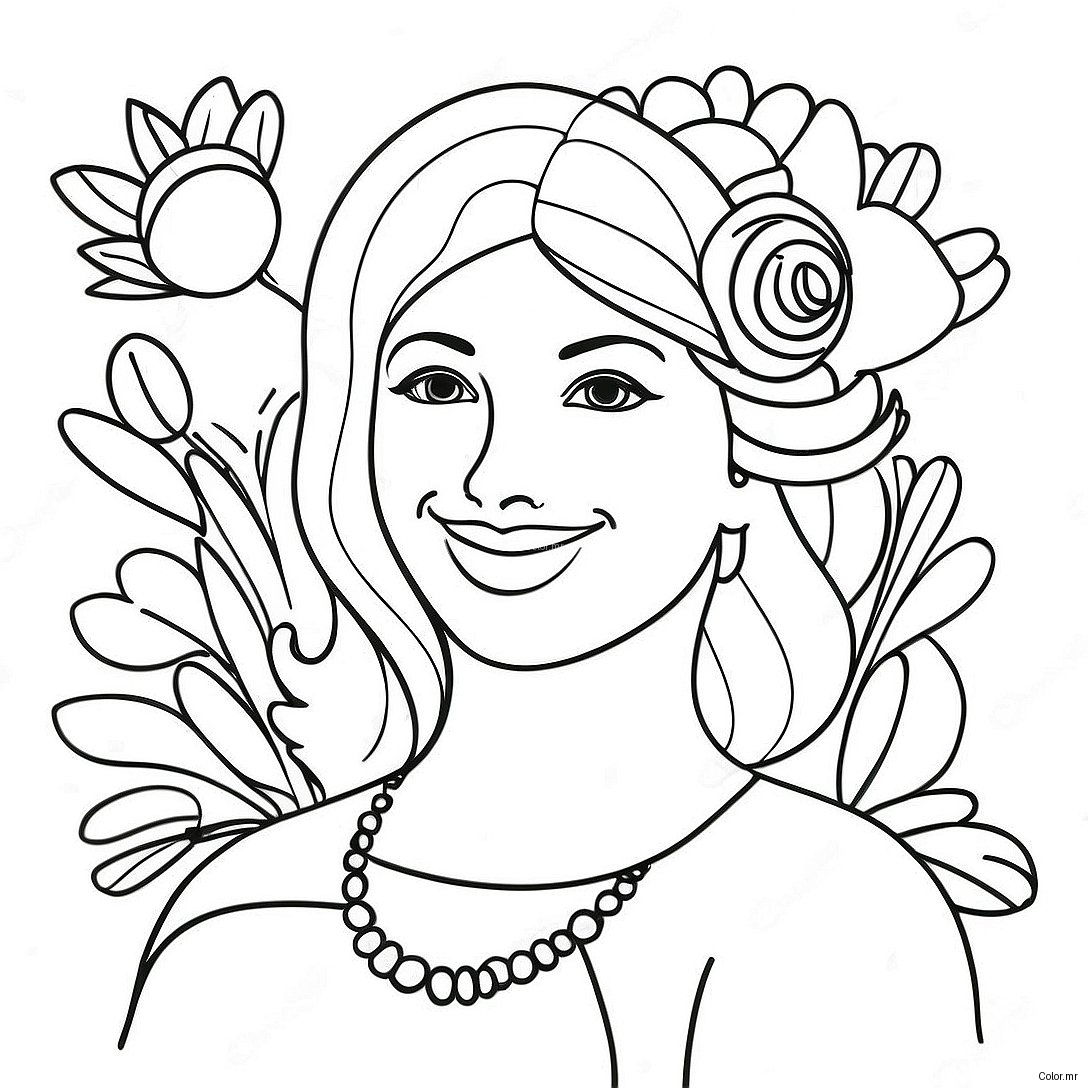 Women S Day Celebration Coloring Page 19988 18638