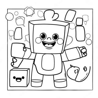 Pagina Da Colorare Alphablocks 10657-8740