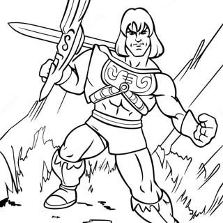 He Man Pagine Da Colorare