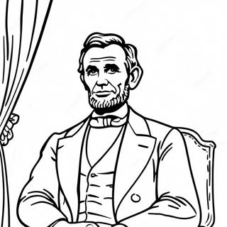 Pagina Da Colorare Di Abraham Lincoln 10757-8819