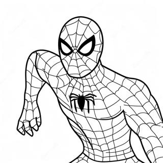 Spiderman In Un Costume Spettrale Pagina Da Colorare 11178-9167