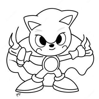 Sonic Halloween Pagine Da Colorare