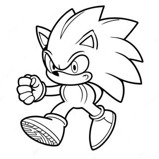 Pagina Da Colorare Di Silver Sonic 11577-9482