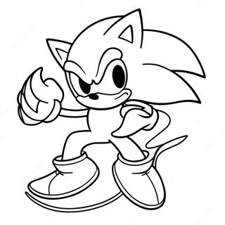 Pagina Da Colorare Di Silver Sonic In Azione 11578-9486