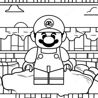 Pagina Da Colorare Dellavventura Di Lego Mario 11748-9646