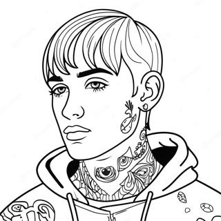 Pagina Da Colorare Di Lil Peep 11757-9651