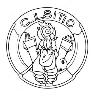 Pagina Da Colorare Del Logo Dei Celtics 11977-9804