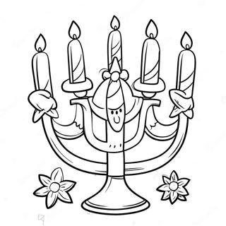 Pagina Da Colorare Carina Di Hanukkah 11987-9812