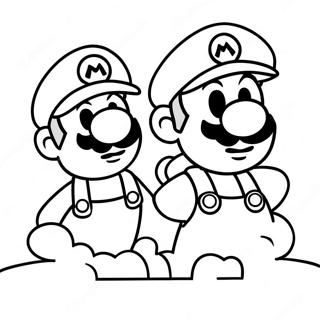 Pagina Da Colorare Dellavventura Di Mario E Luigi 12098-9902