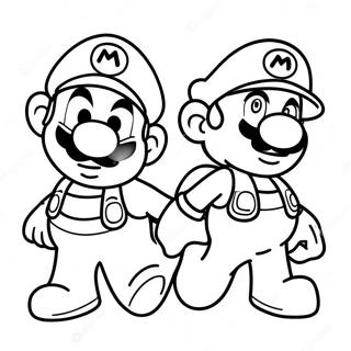 Pagina Da Colorare Dellavventura Di Mario E Luigi 12098-9903