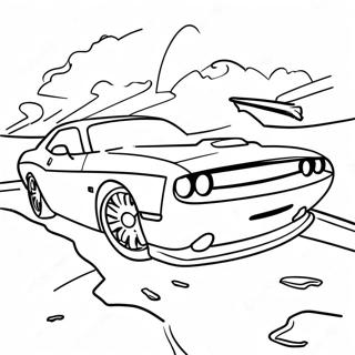 Pagina Da Colorare Della Battaglia Epica Del Challenger 12188-10152